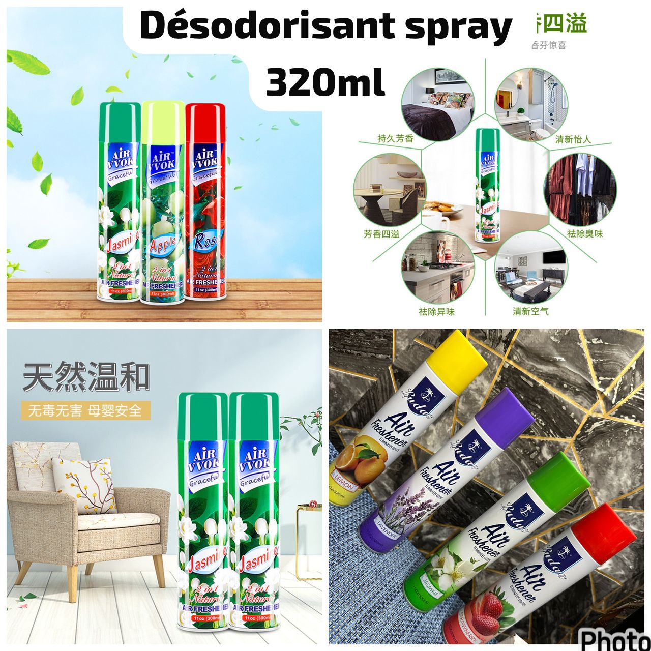 Désodorisants 320ml