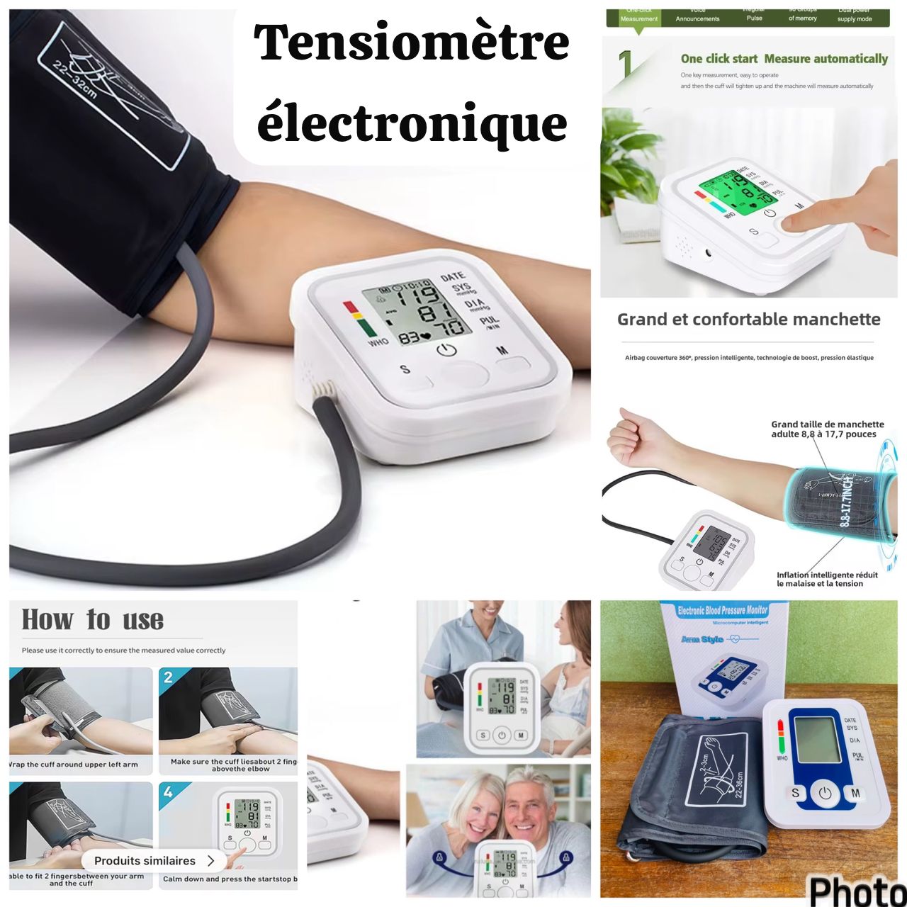 Tensiomètre électronique version française