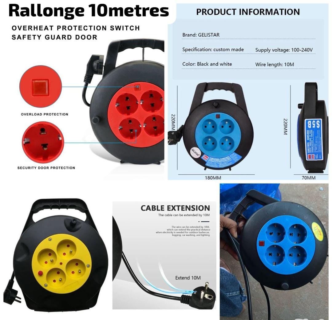 Rallonge électrique de 10M