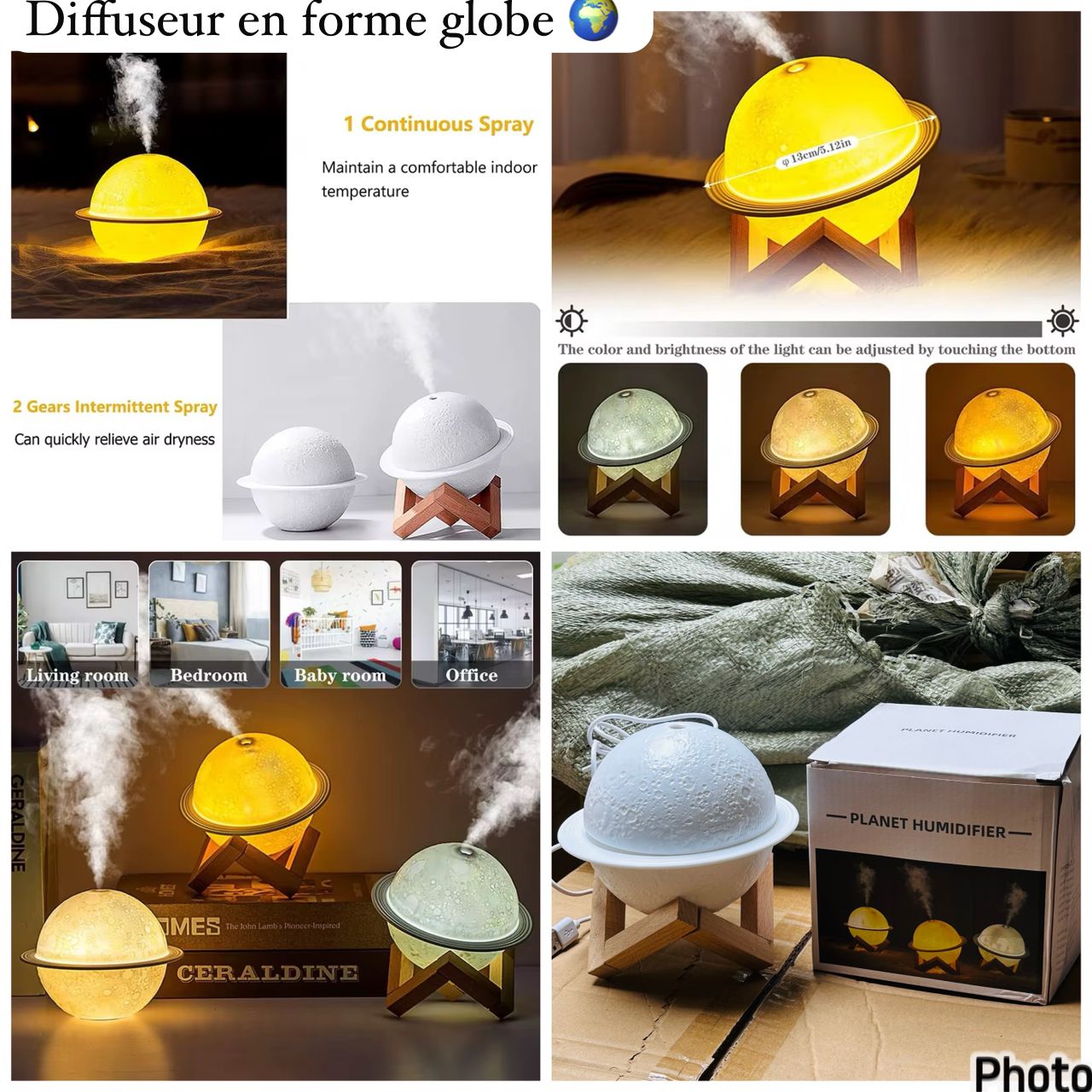 Diffuseur de senteur en forme de globe