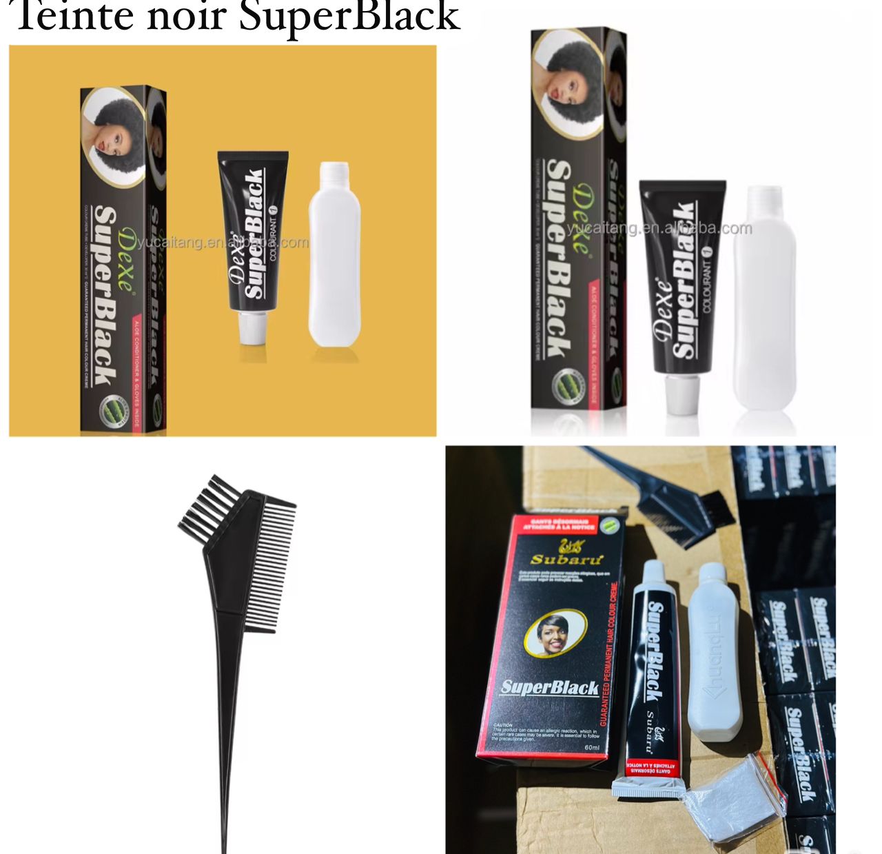 Teinte noire Super black