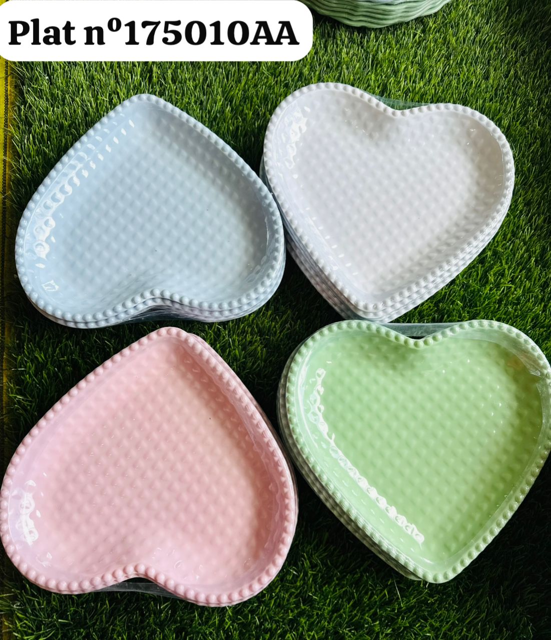 Plat en coeur ❤️ lot de 6 pcs