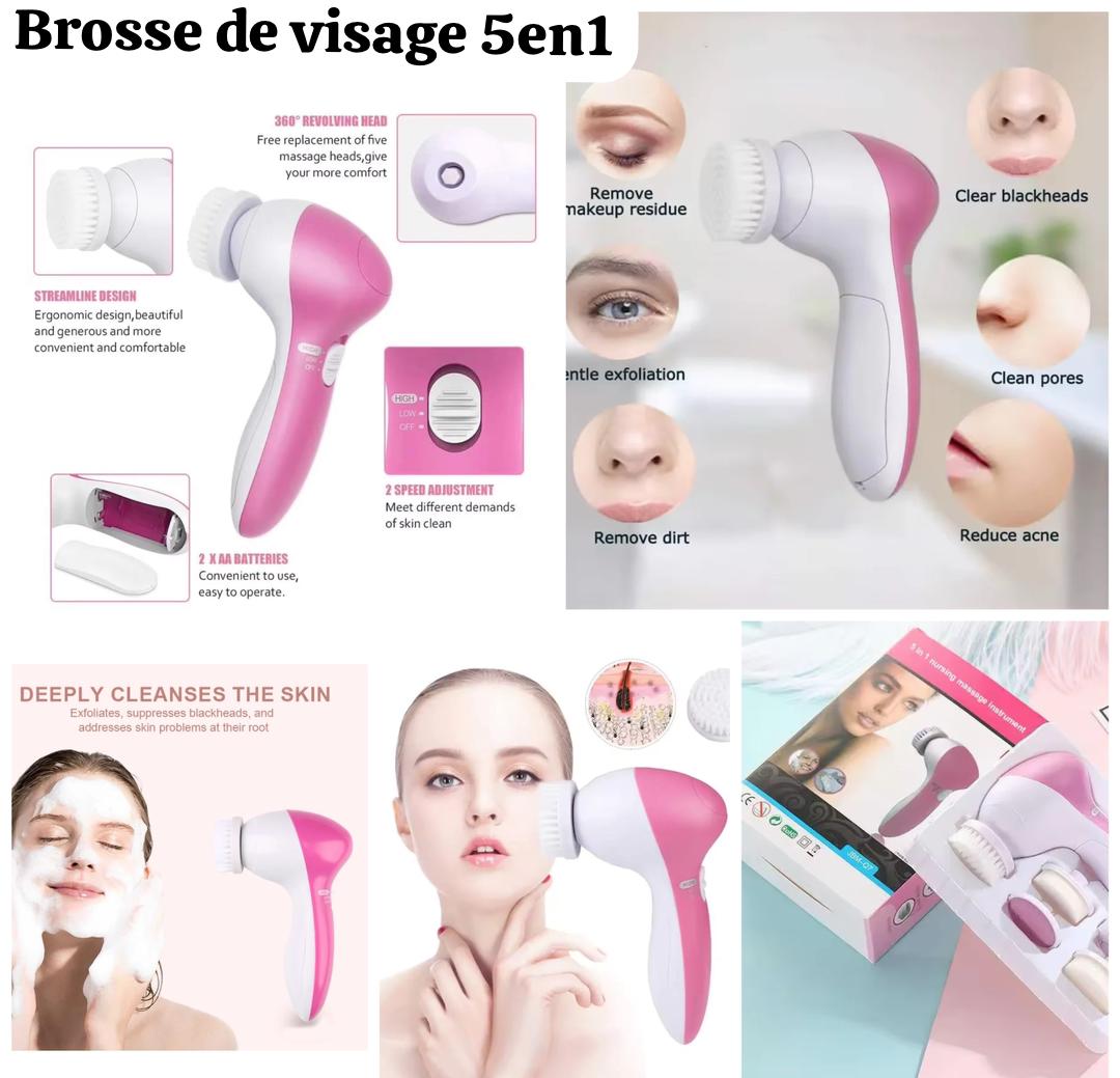 Brosse à visage  5en1