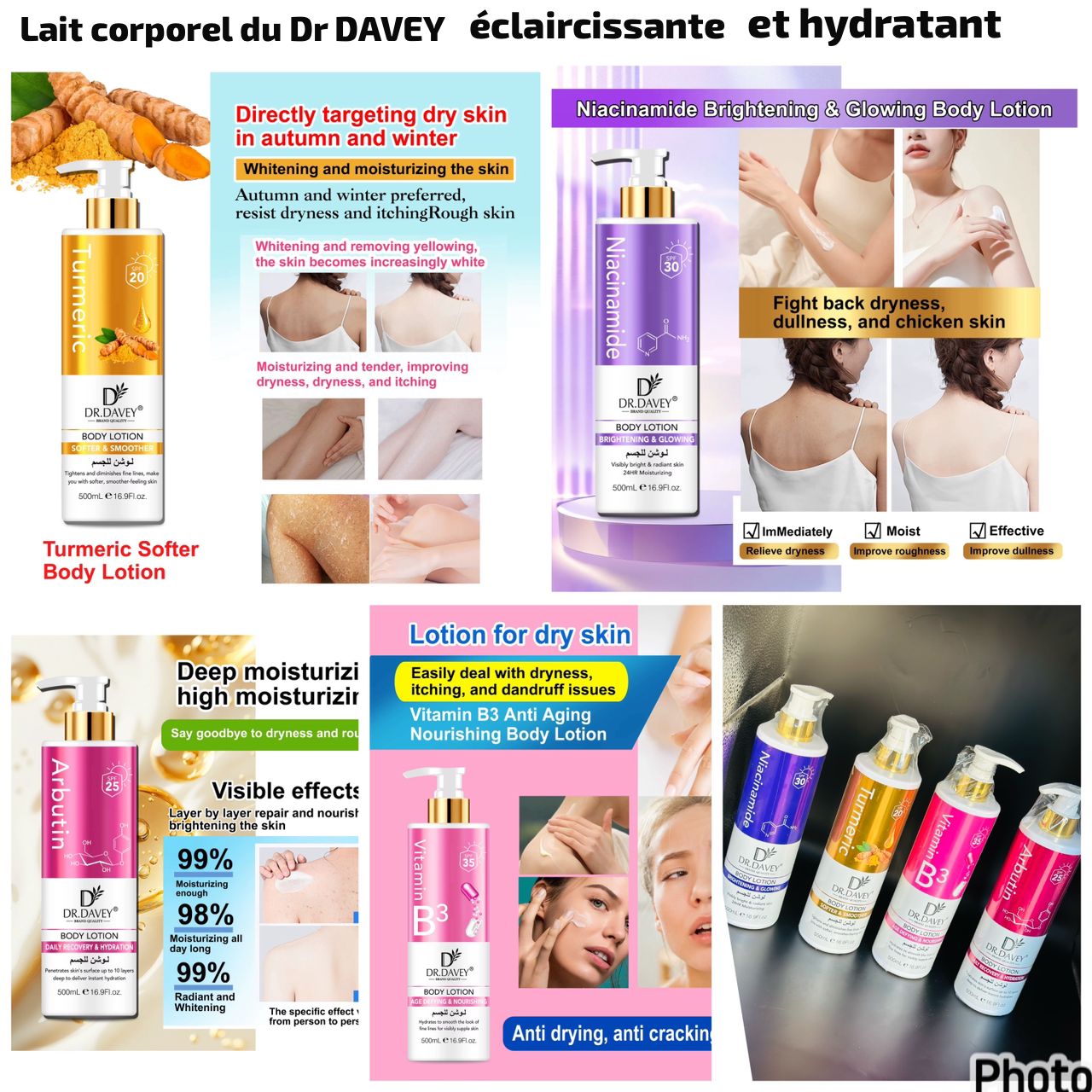 Lait éclaircissant Dr Davey
