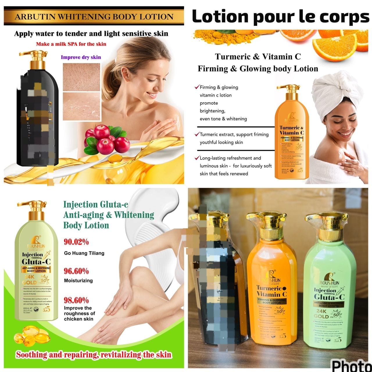 Lotion Corporelle Éclaircissante