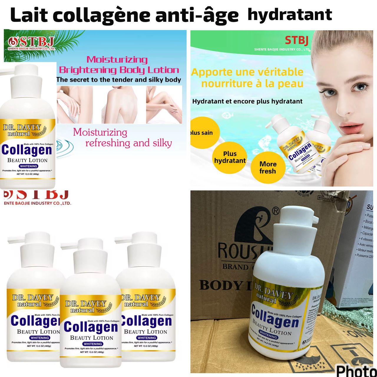 Lait collagène anti âge