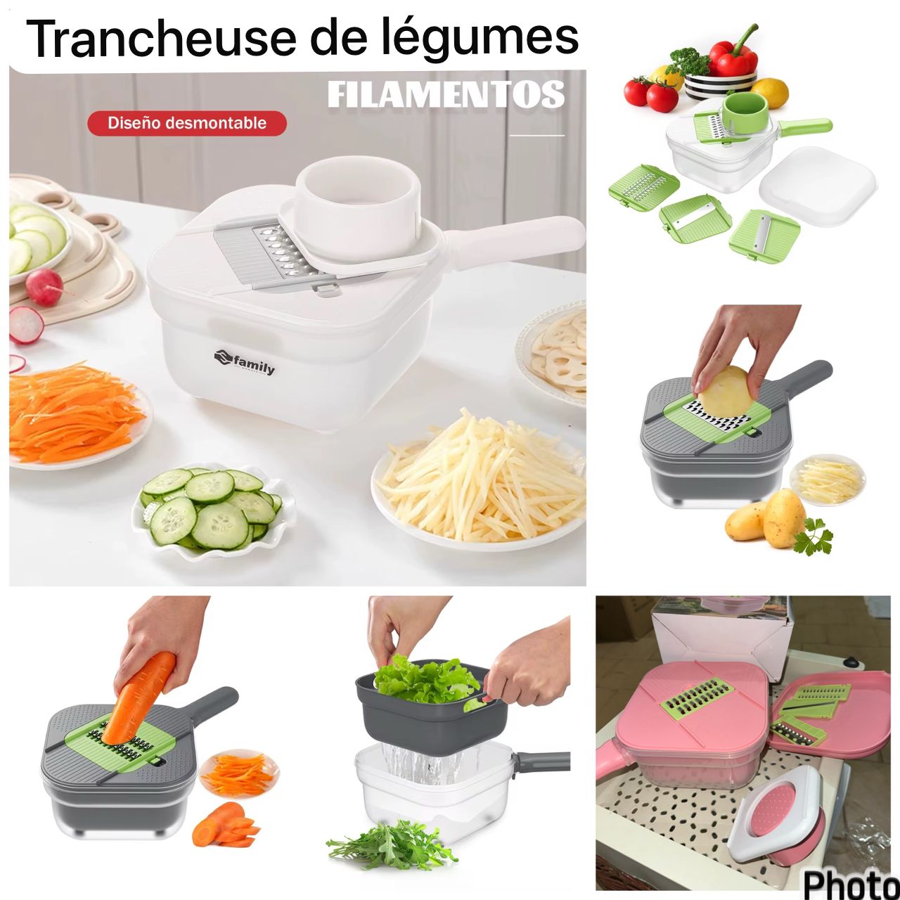 Trancheuse de légumes multifonctions