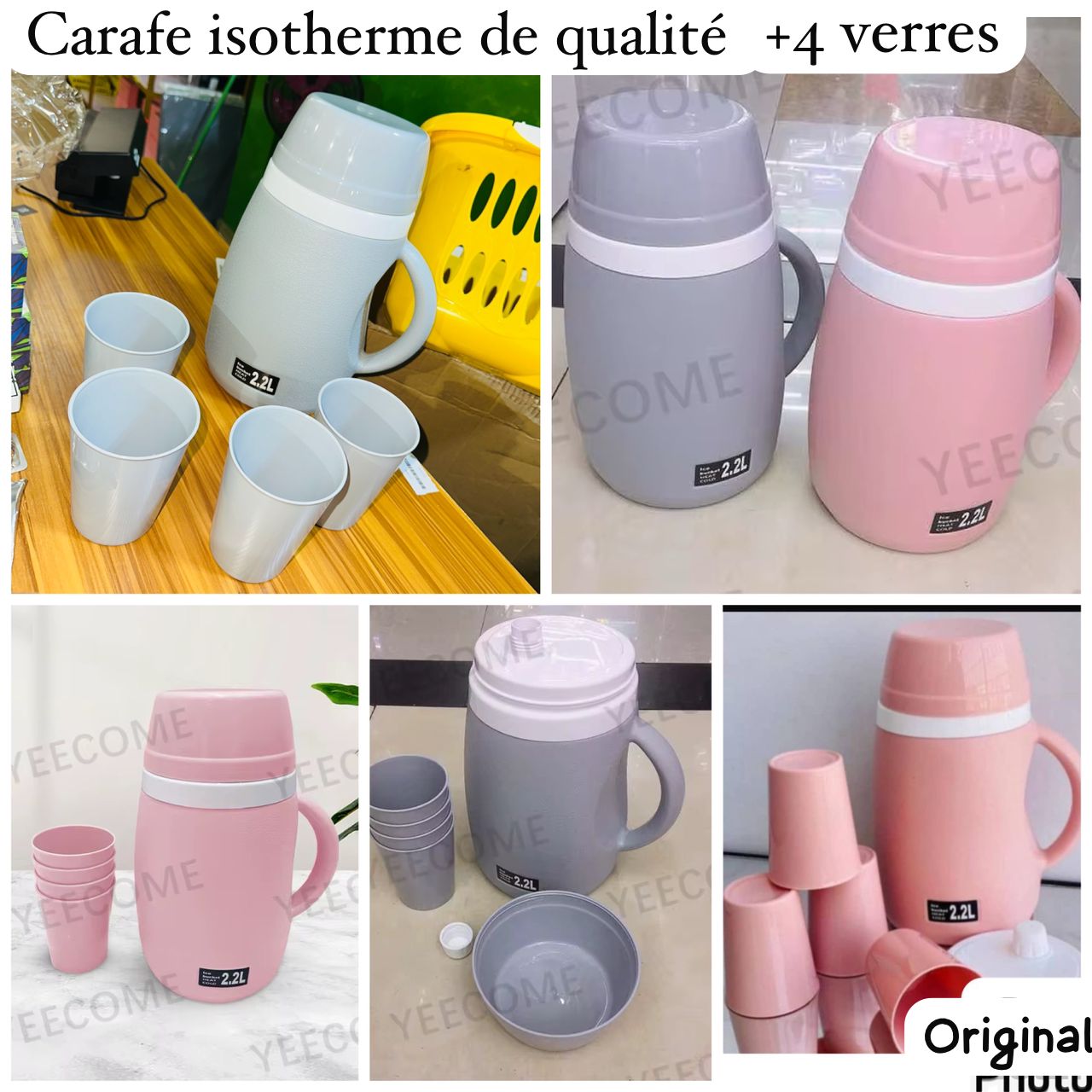 Ensemble carafe isotherme