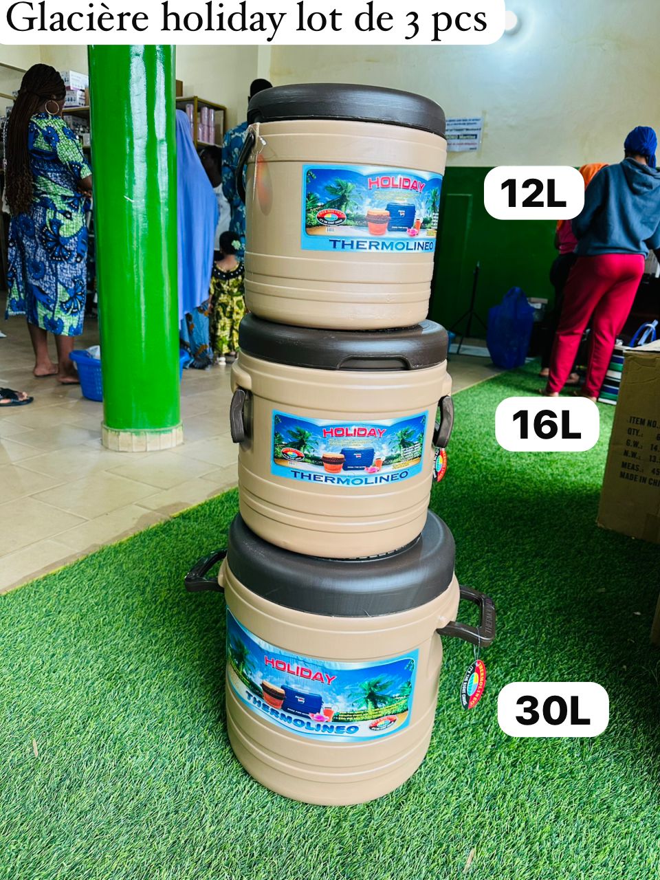 Glaciere holiday lot de 3 pcs