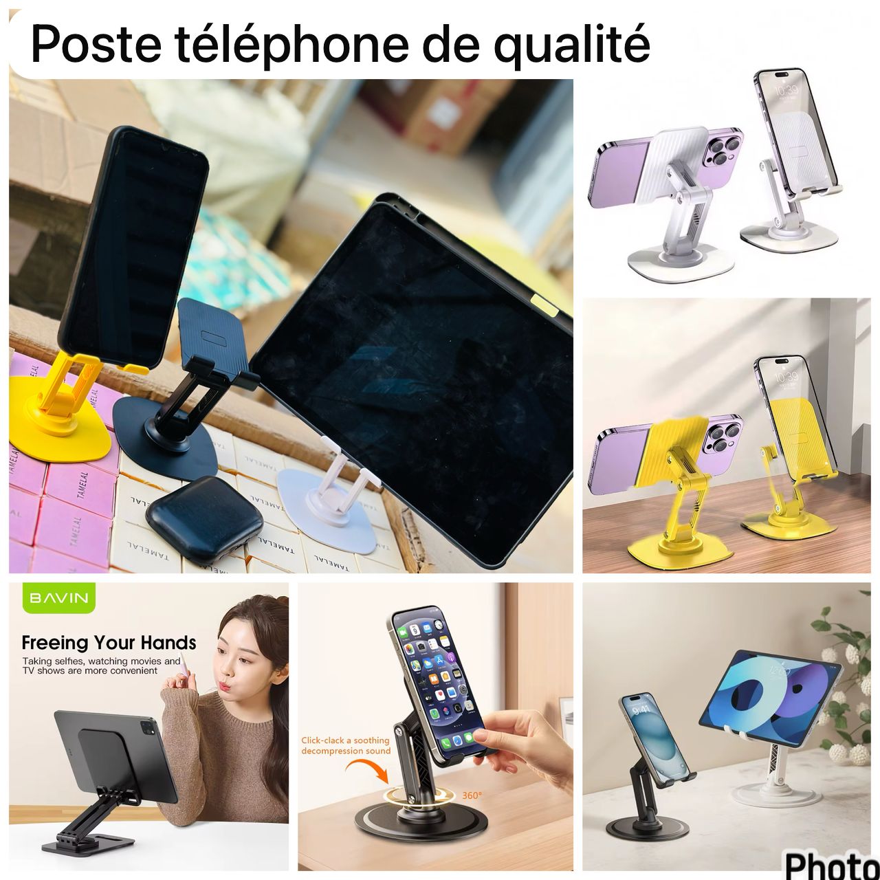 Pose téléphone