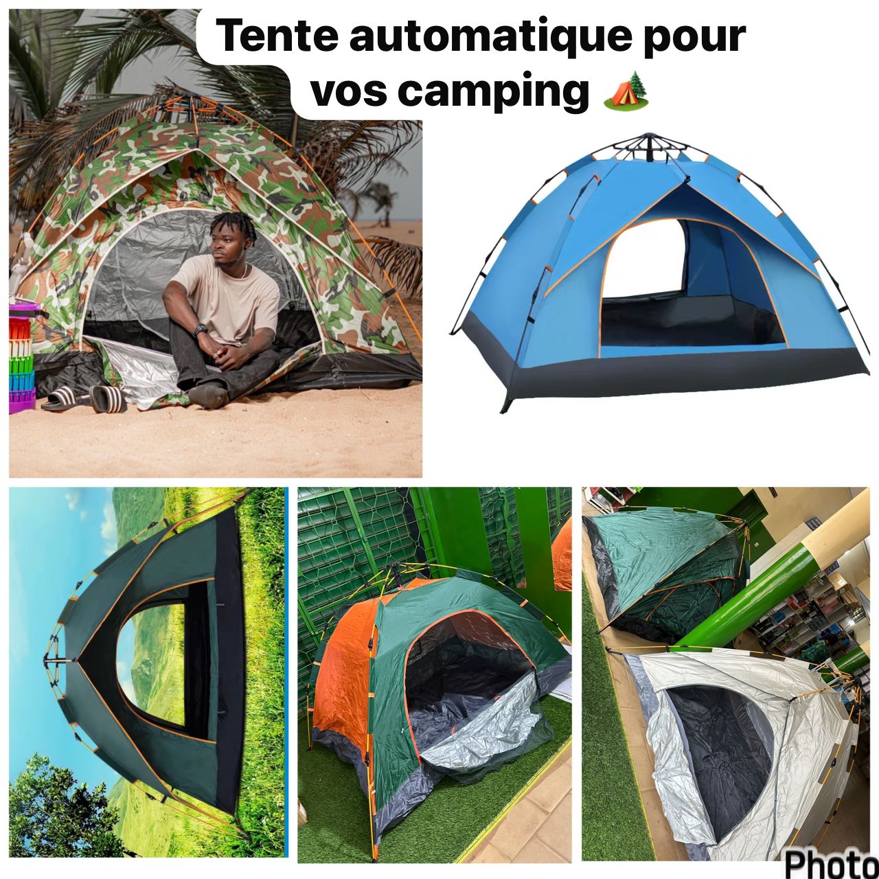 Tente automatique 4 places