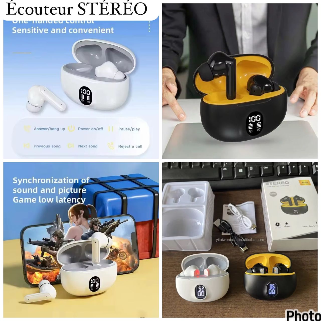 Écouteur STÉRÉO très chic