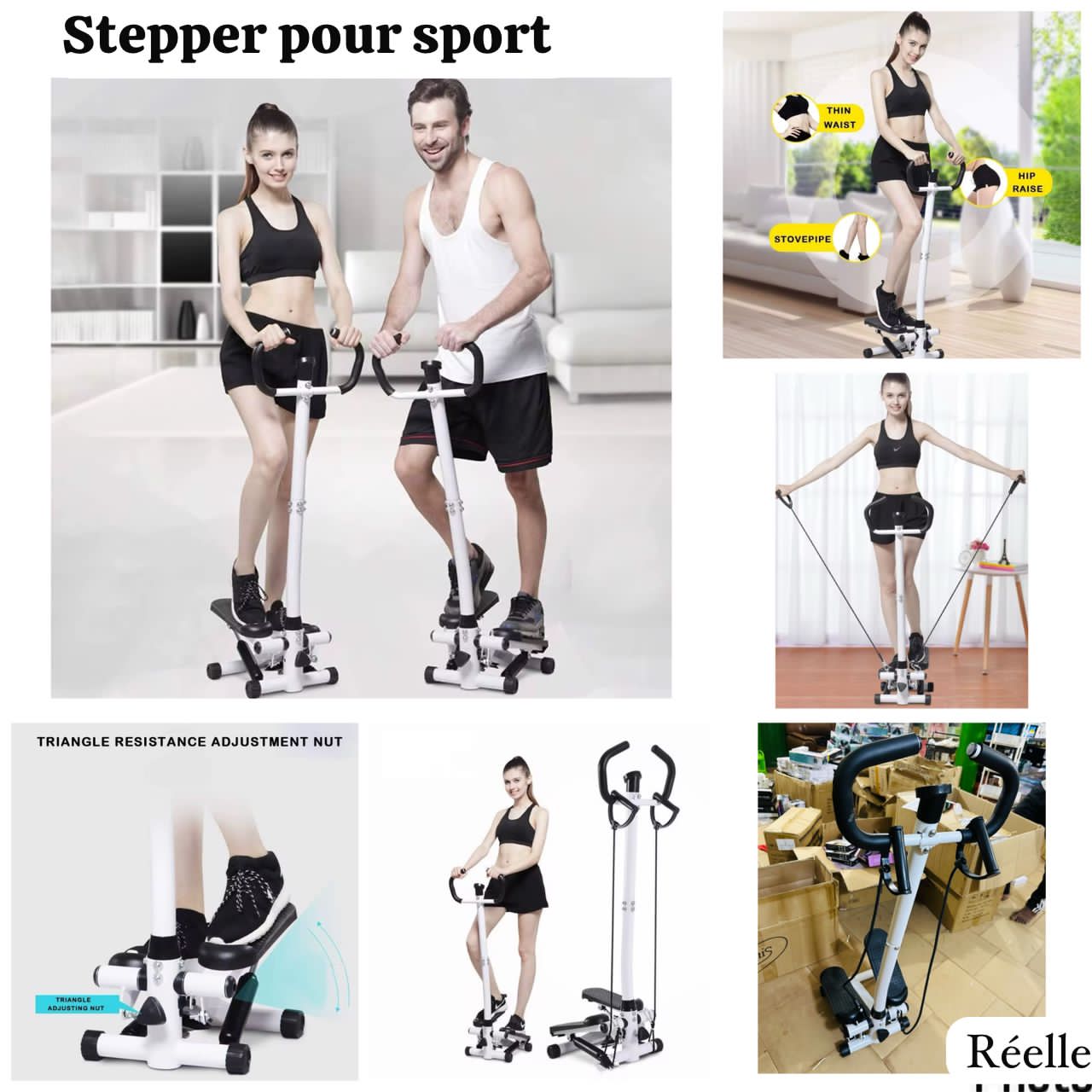 Stepper réglable avec guidon