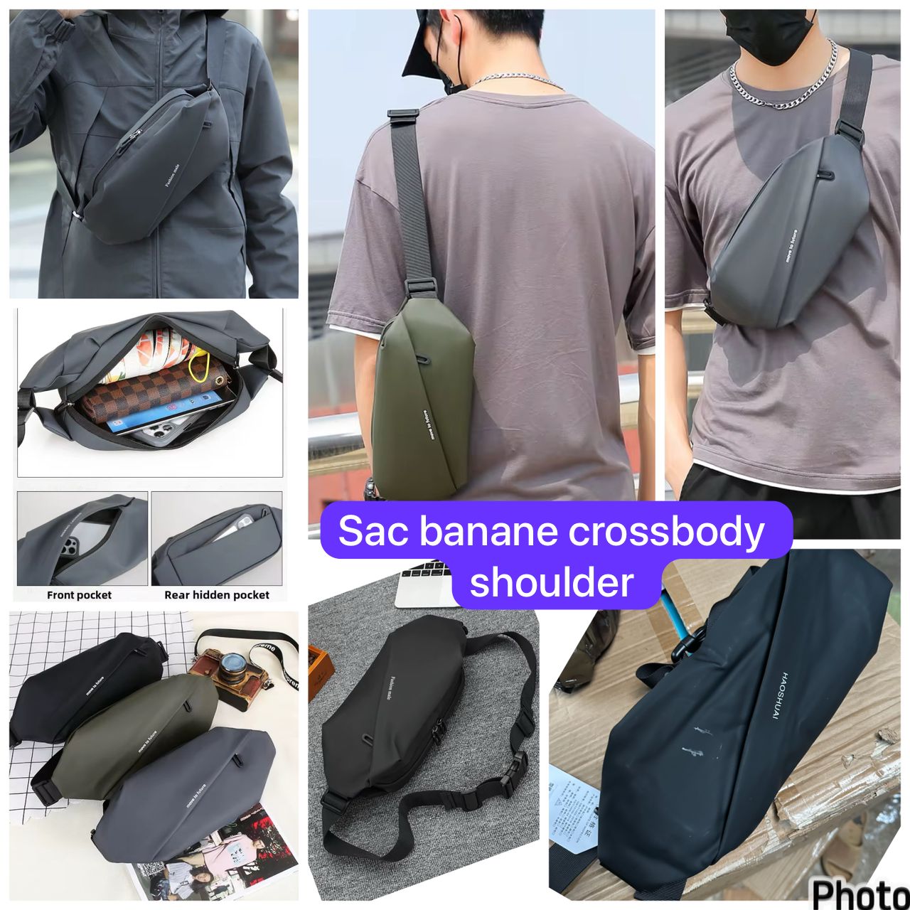 Sac banane crossbody shoulder