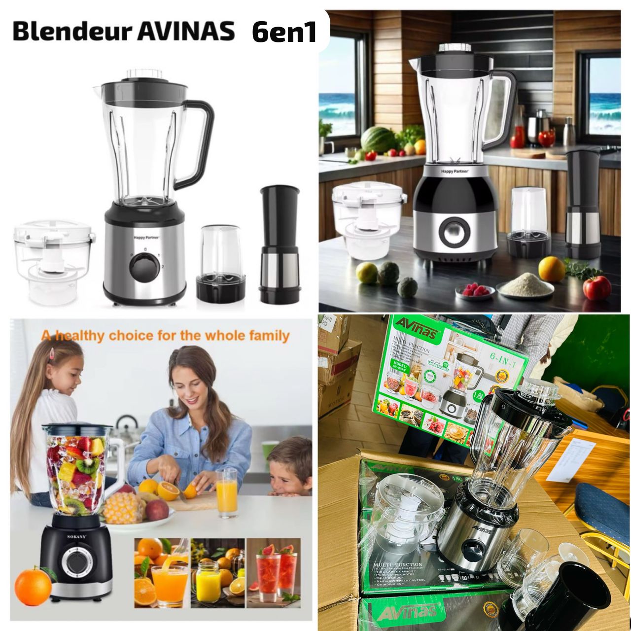 Blendeur AVINAS 6en1