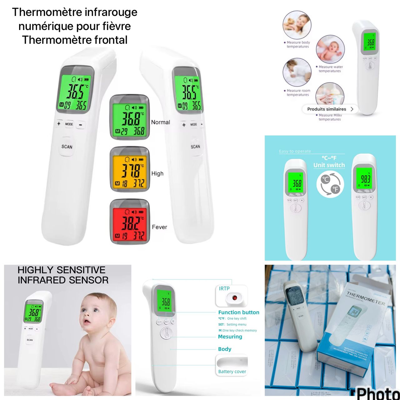 Thermomètre infrarouge