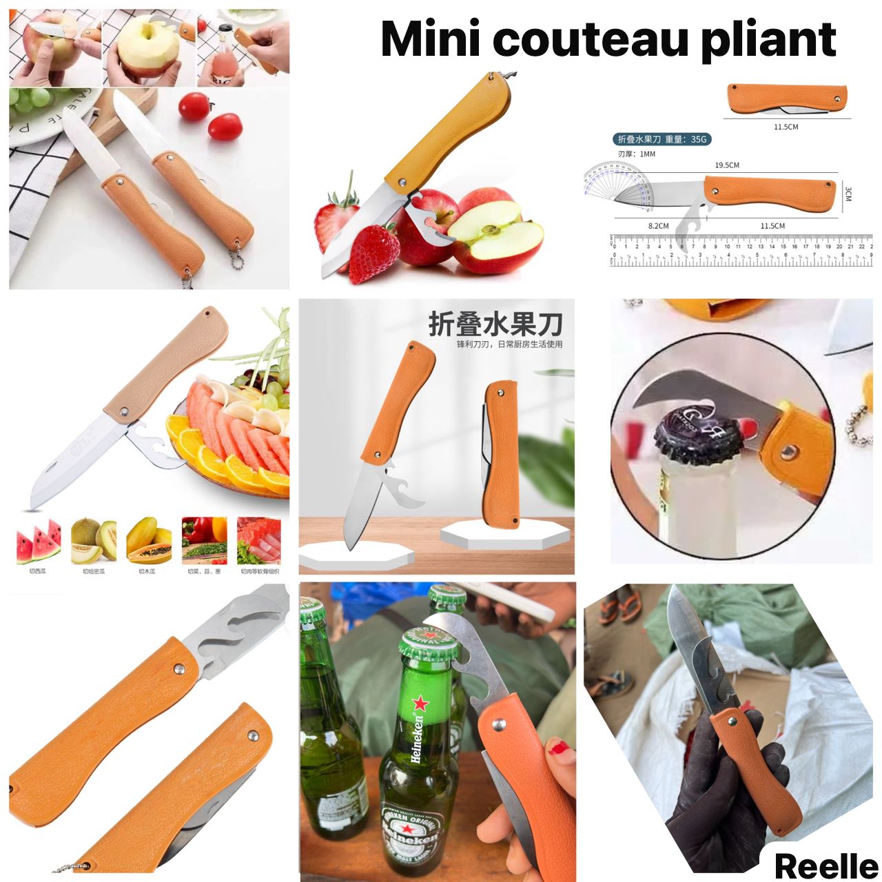 Mini couteau pliant