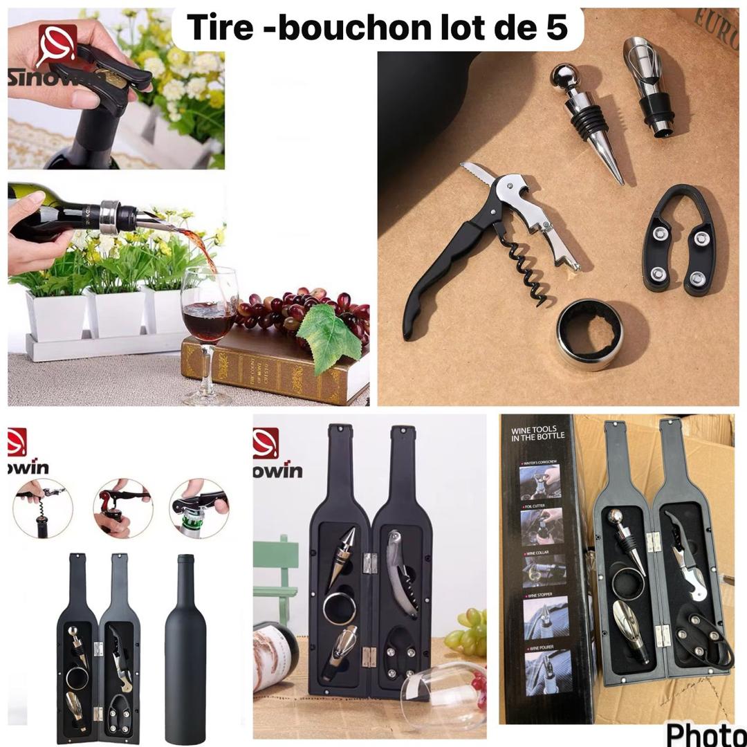 Tire-bouchon lot de 5