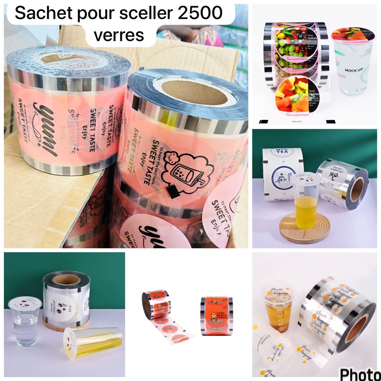 Sachet pour sceller jus