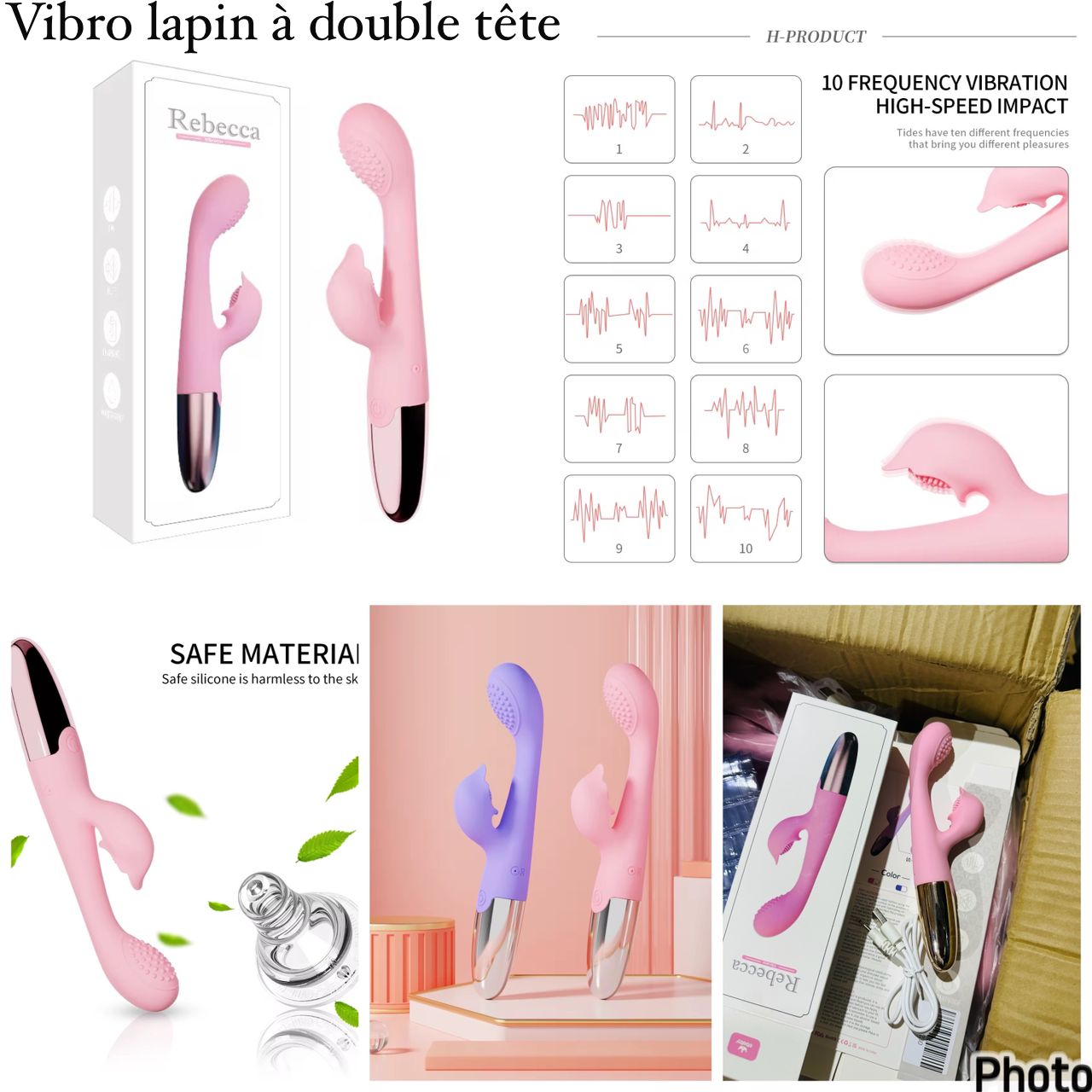 Vibro labin à double tête