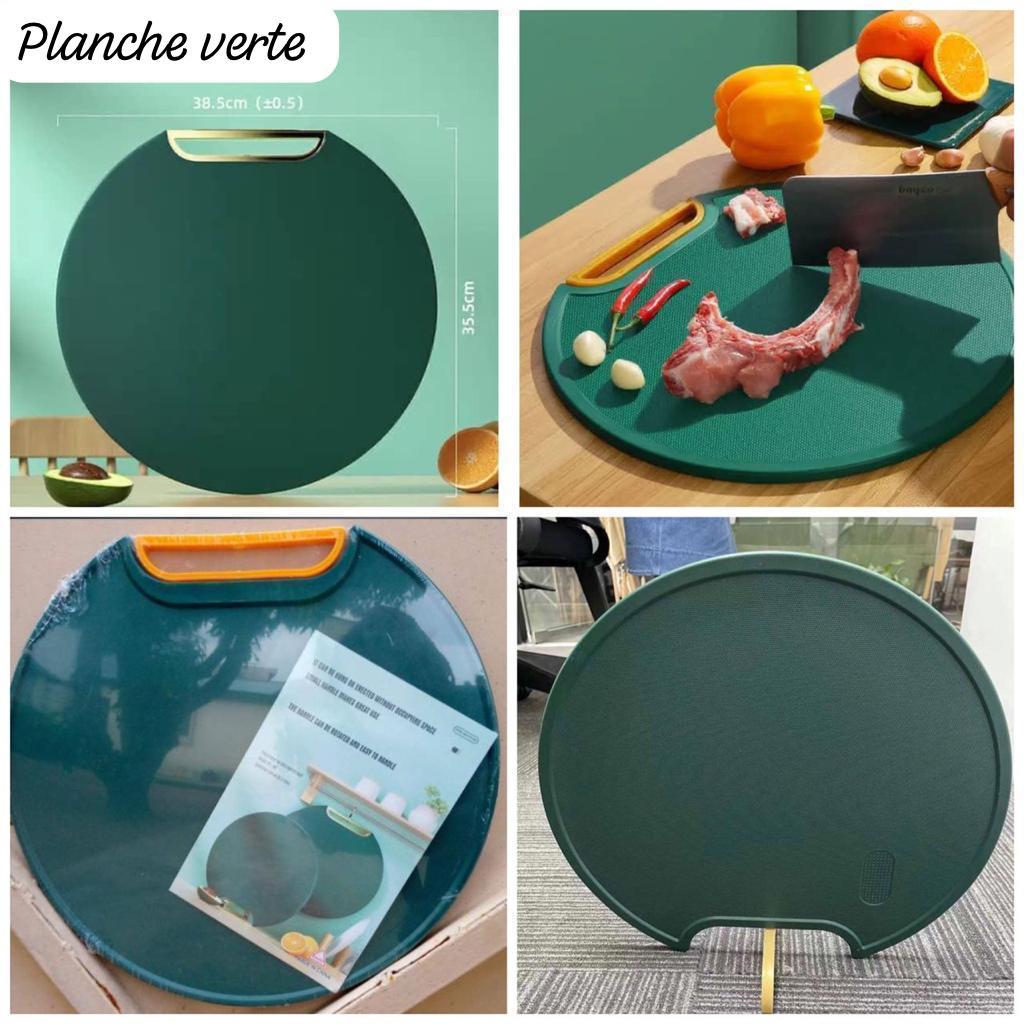 Plat vert de cuisine antiadhésive