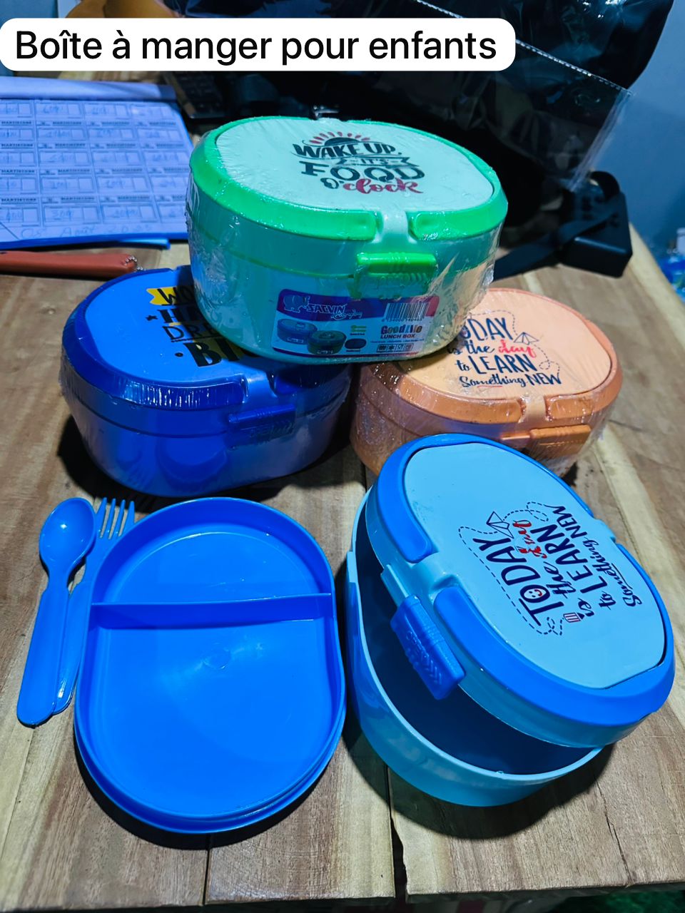 Boîte à manger 2en1  pour enfants