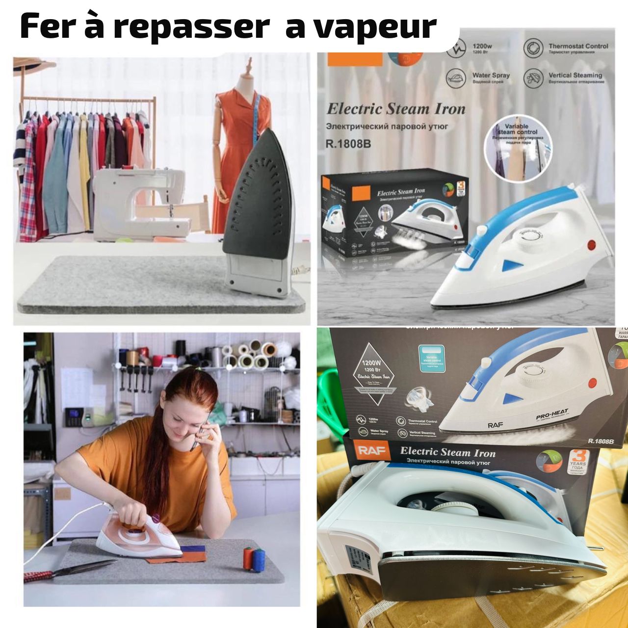 Fer sans vapeur