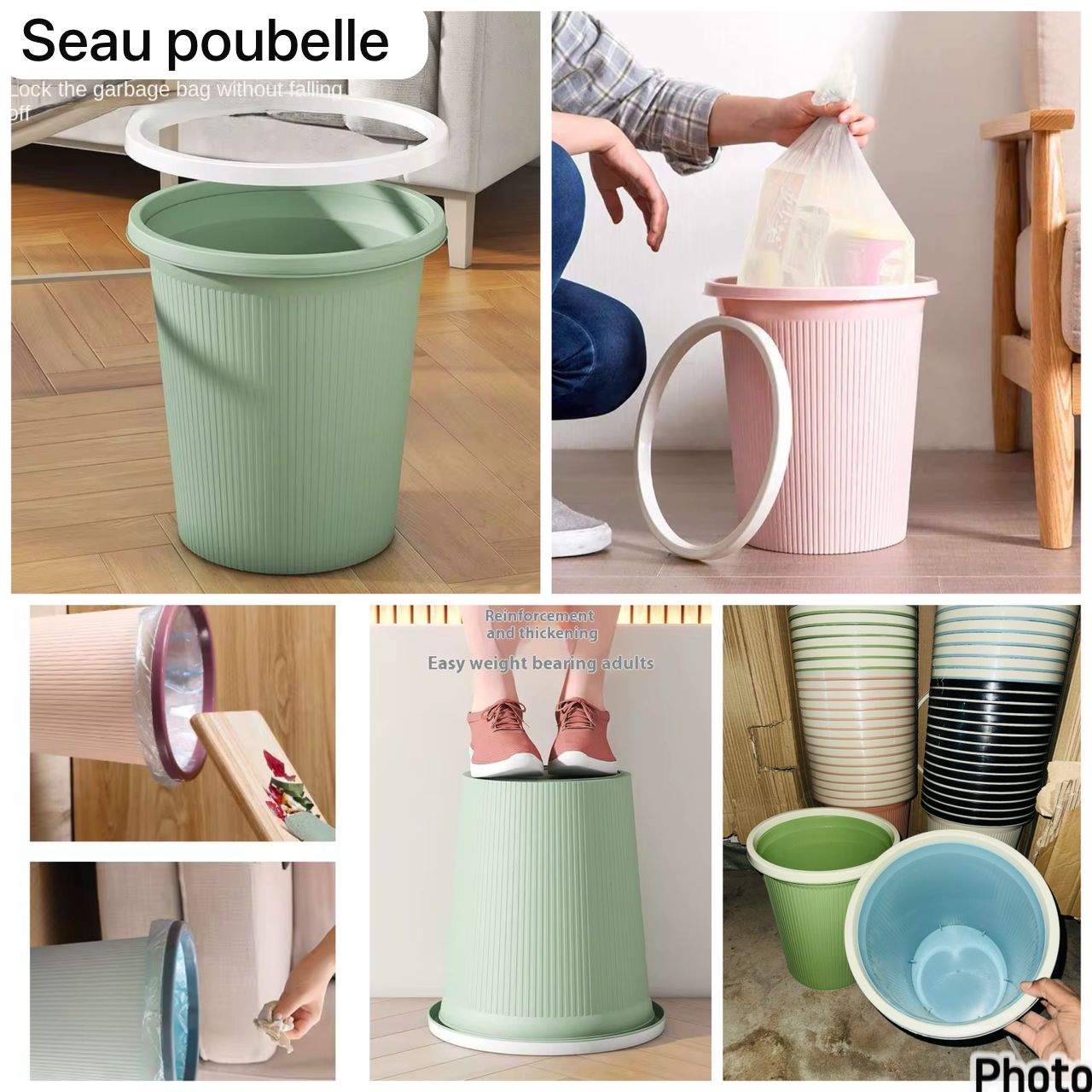 Seau poubelles