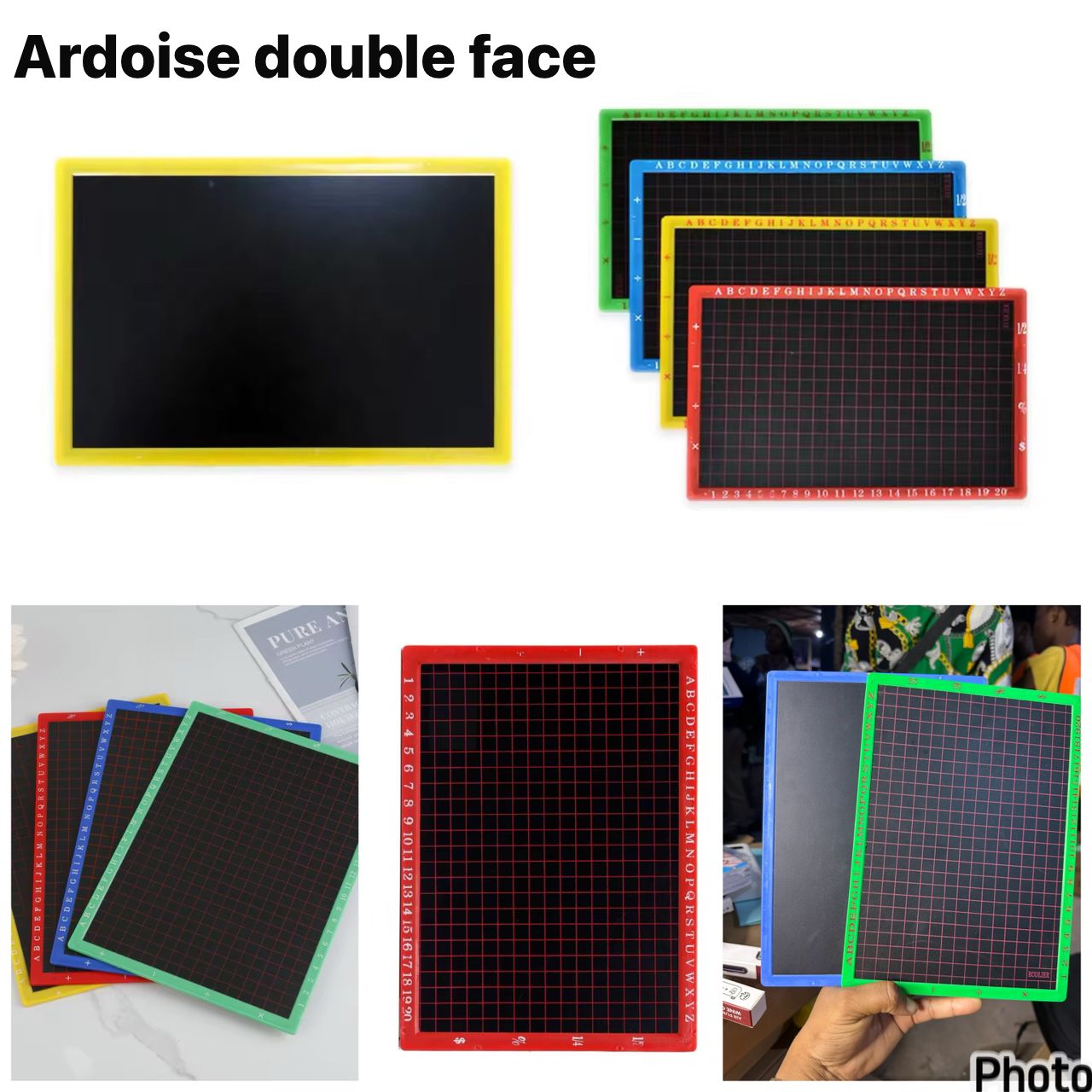 Ardoise a double face