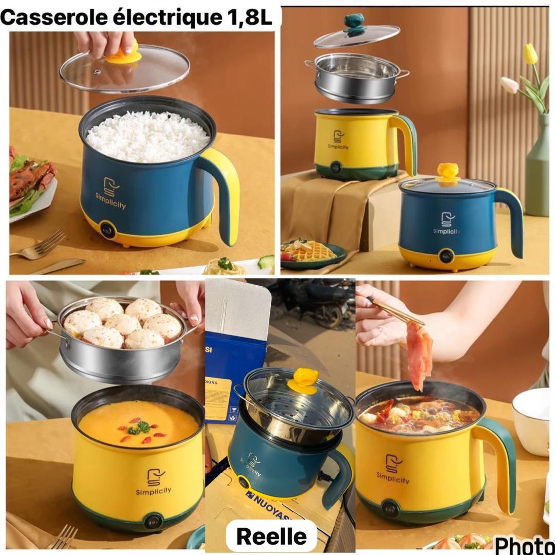 Casserole électrique de 1,8L