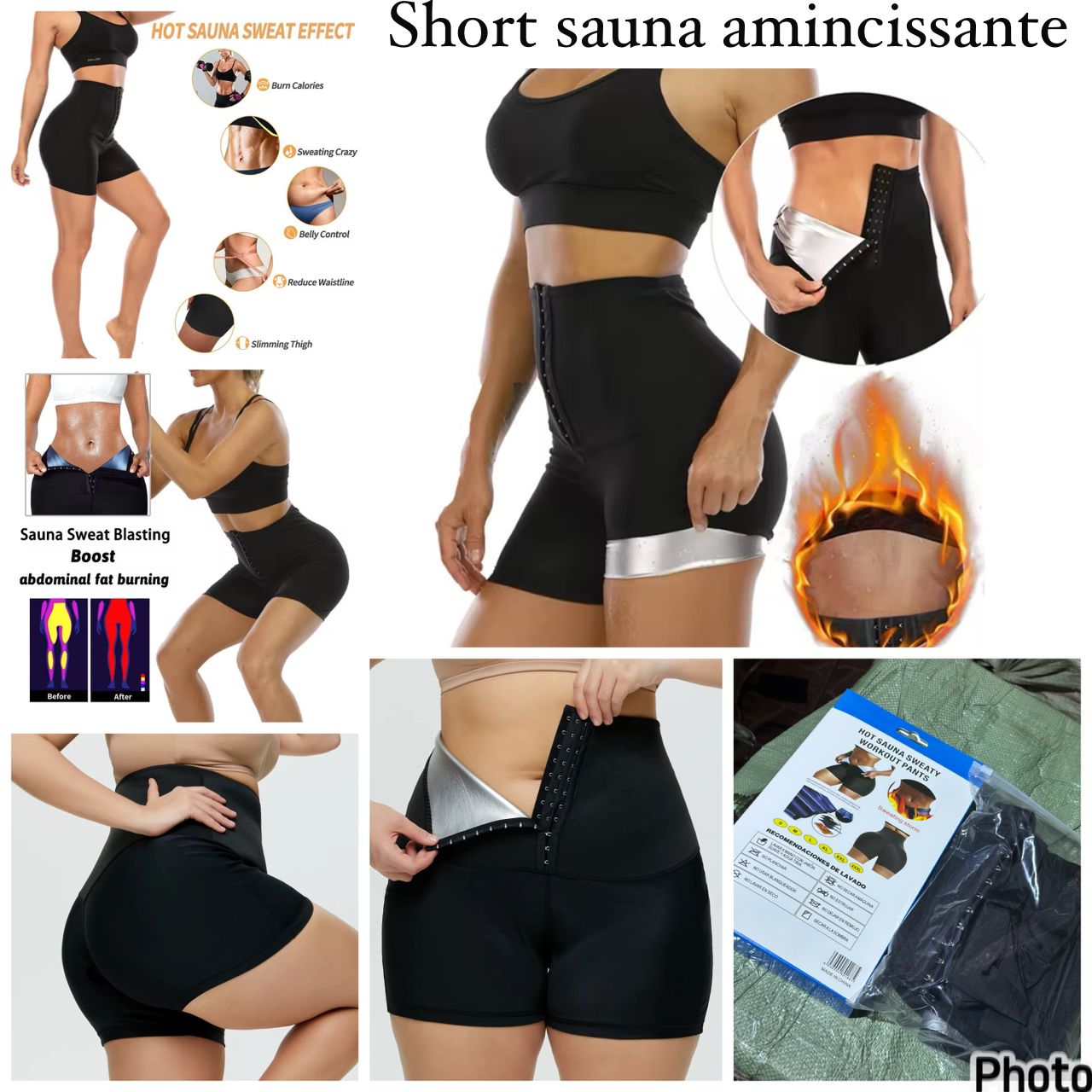 Short sauna amincissante