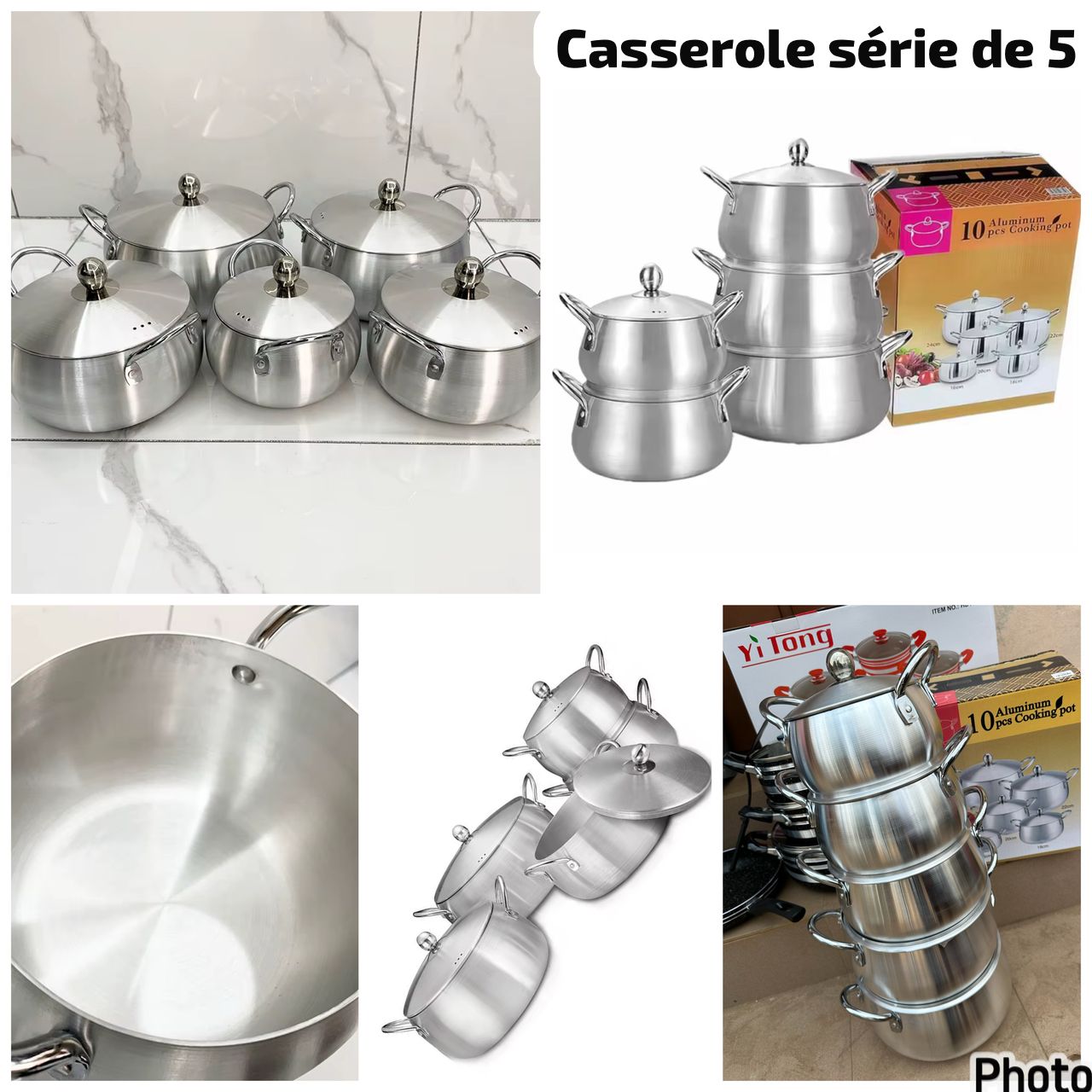 Casserole série de 5 disponible