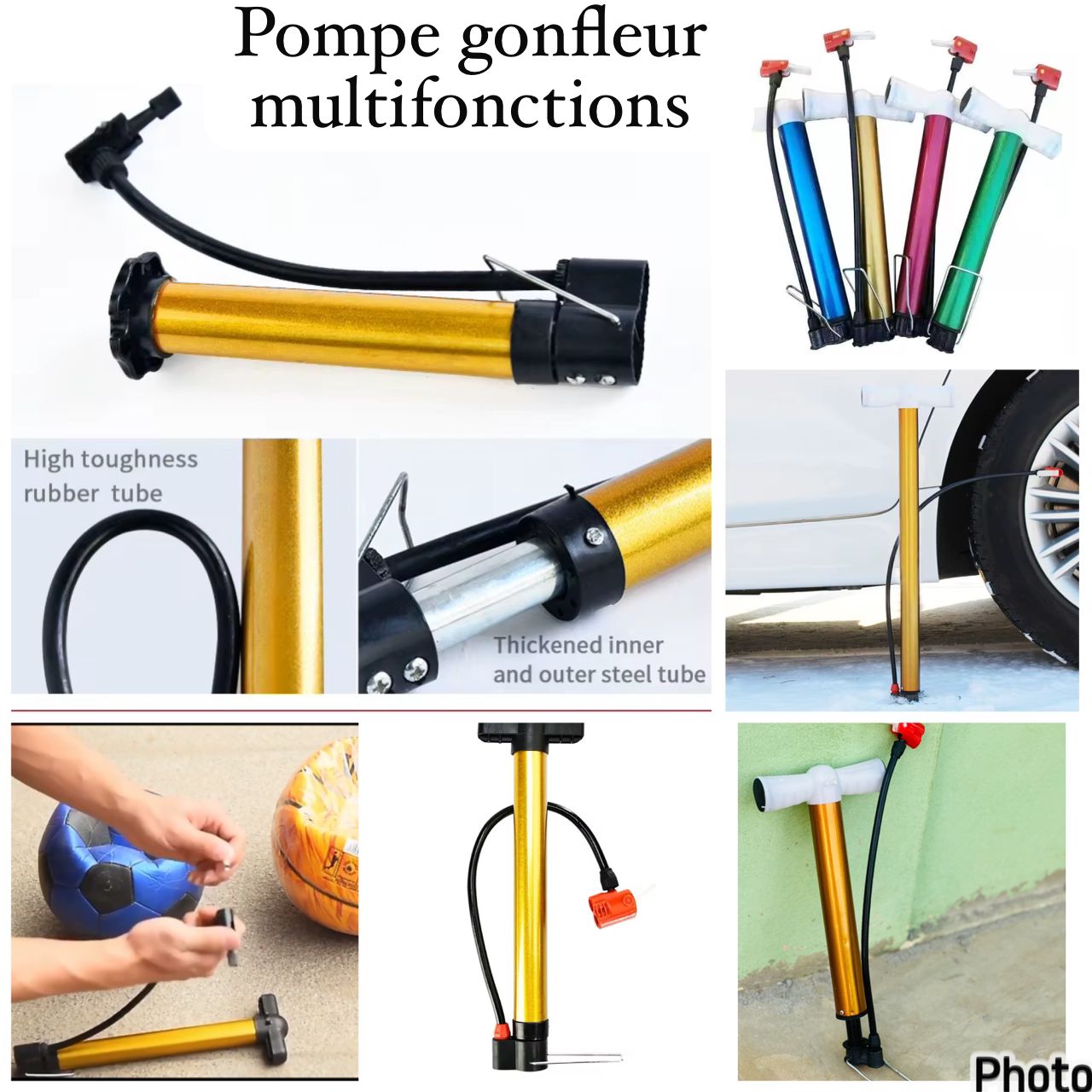 Pompe gonfleurs multiforme