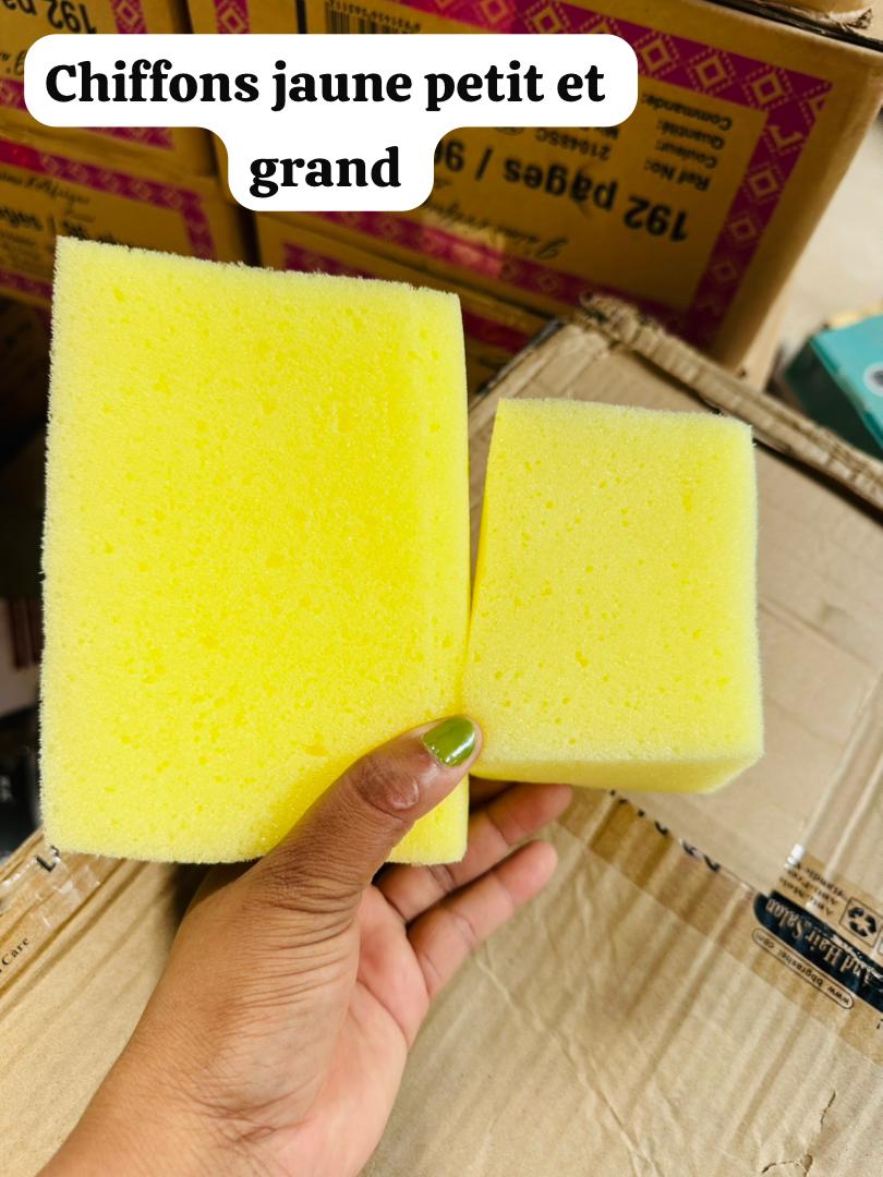 Chiffon jaune grand