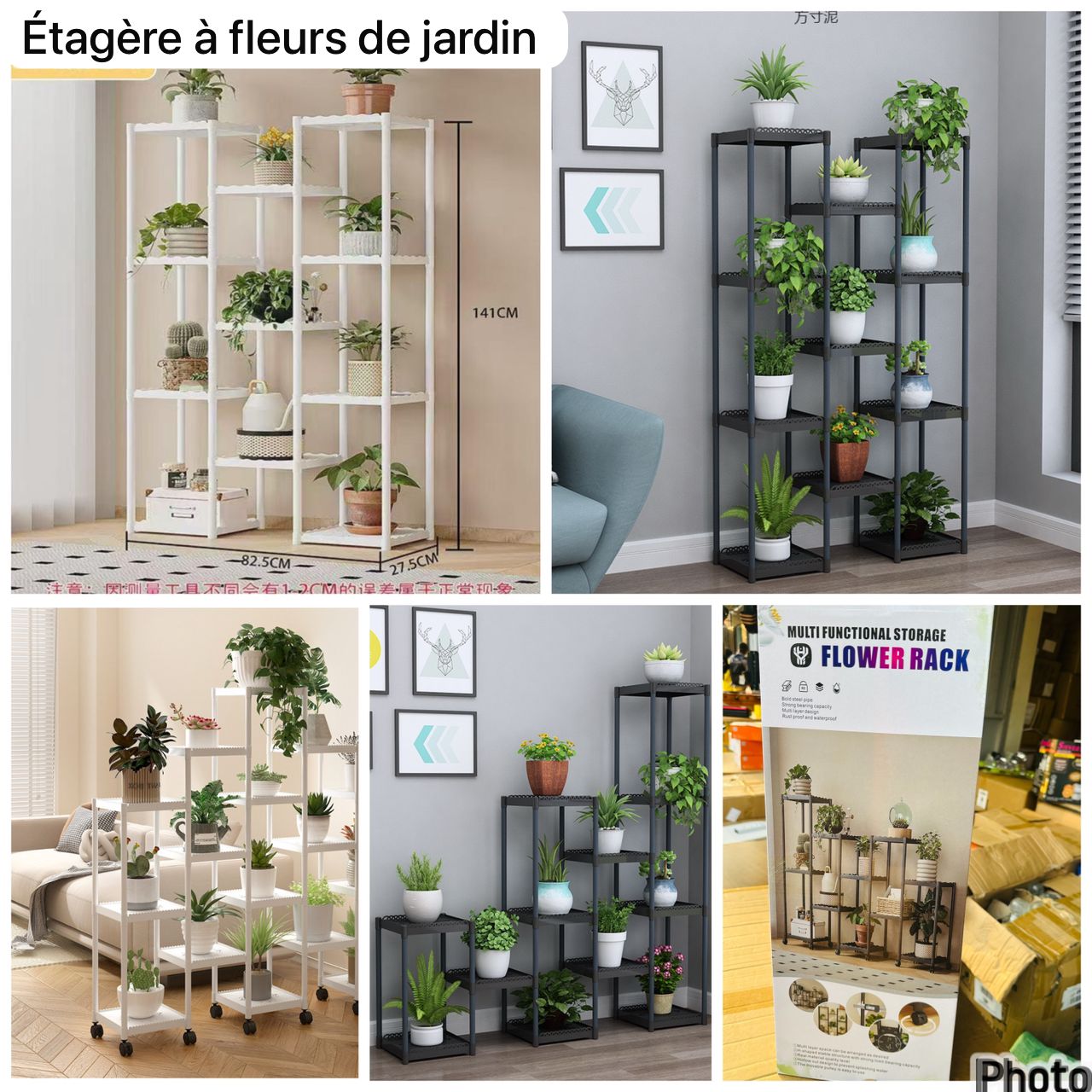 Étagère à fleurs
