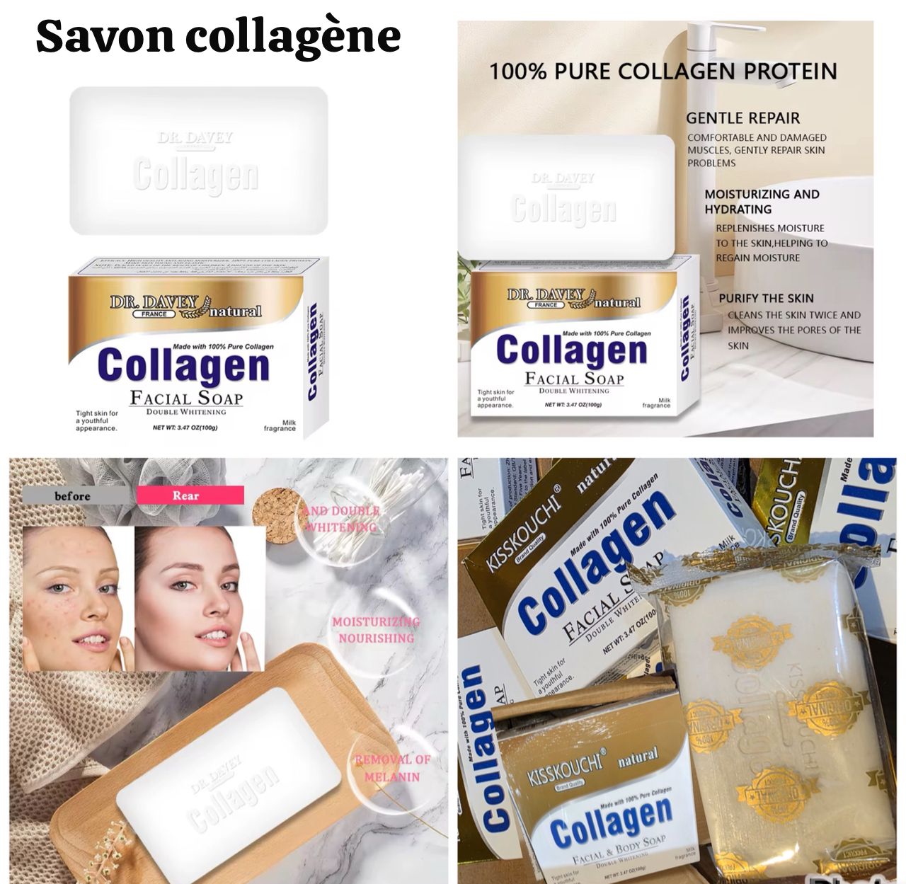 Savon collagène