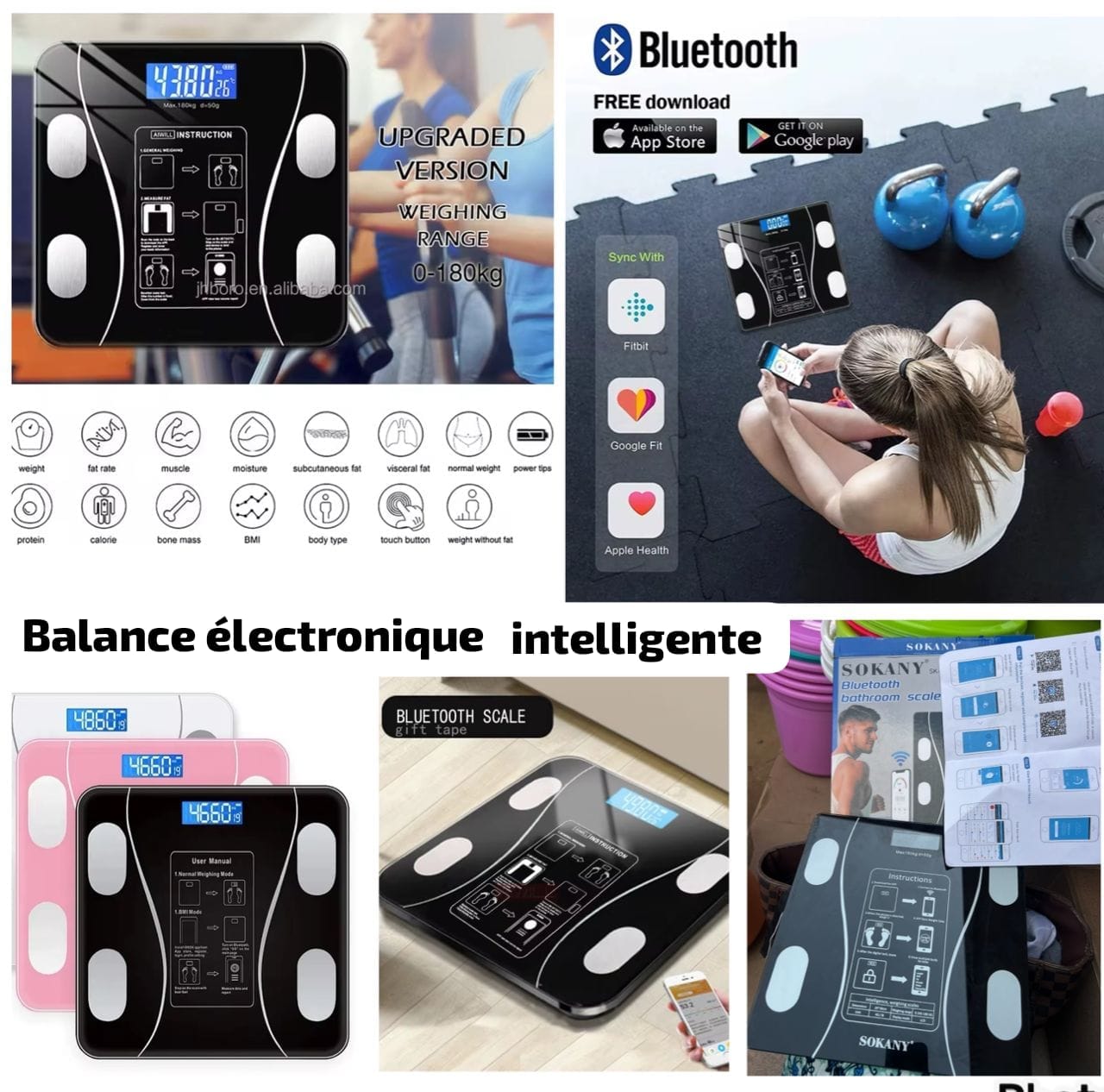 Balence électronique intelligente a bluetooth connectables