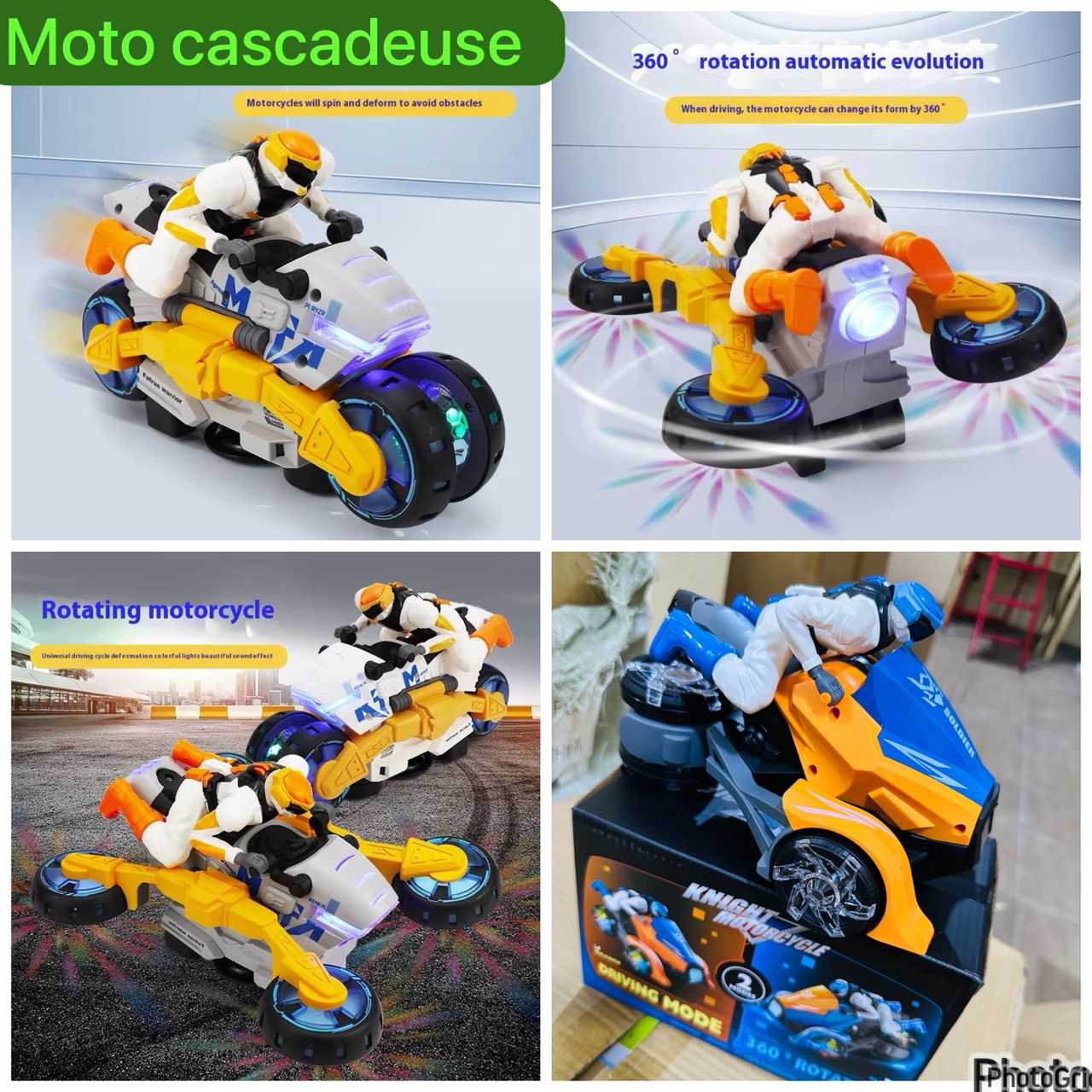 Moto cascadeur