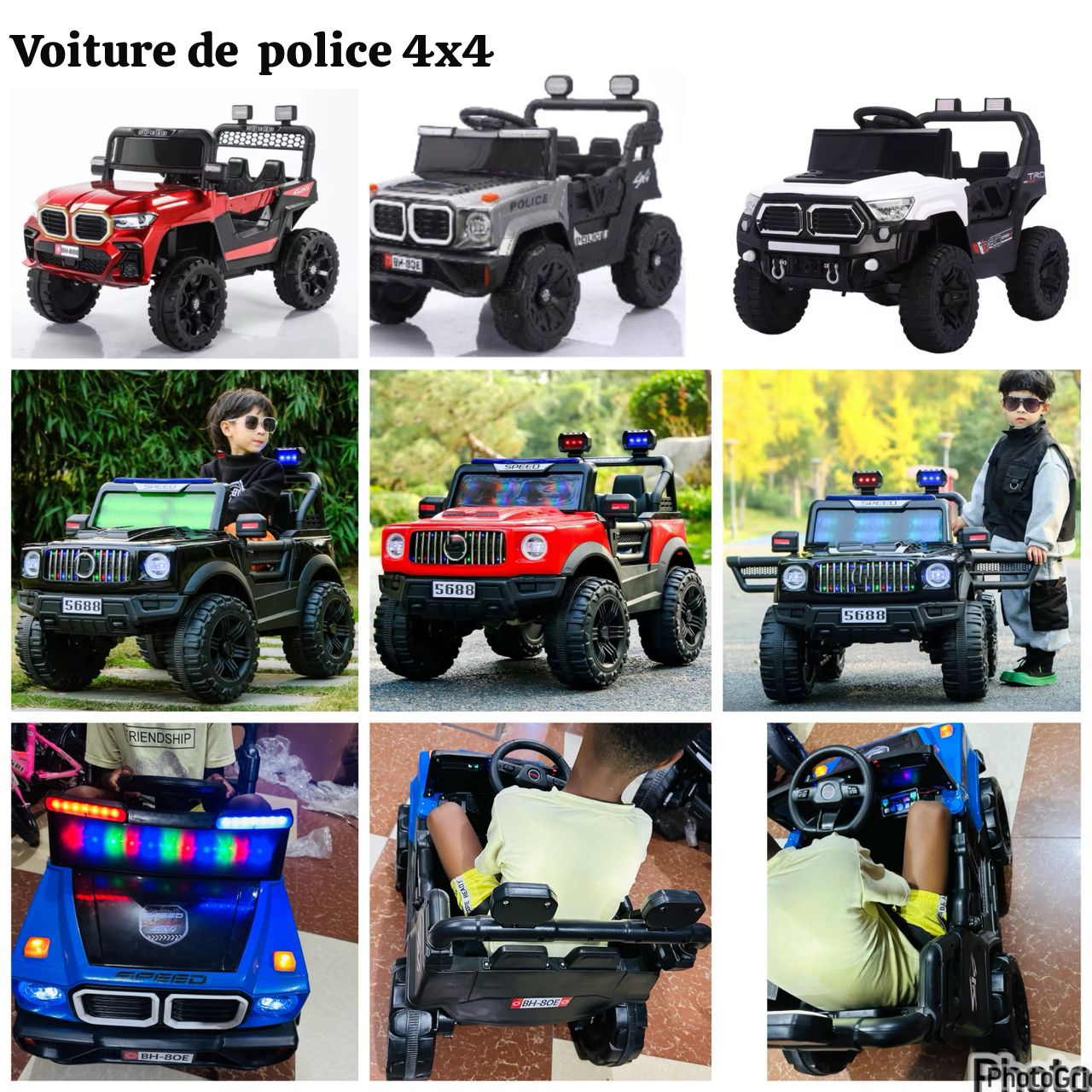 Voiture de police 4x4