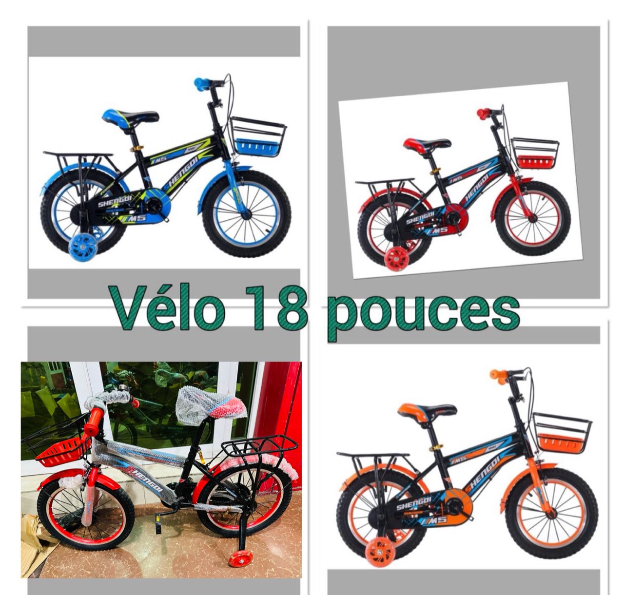 Vélo 18 pouce